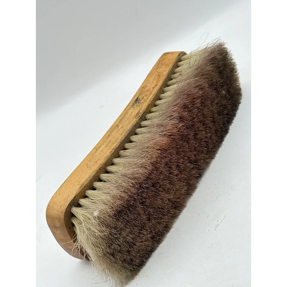 Felton 100% Horse Hair And Wood Shoe Shine Brush #100 Decor Equine Industrial